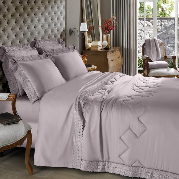Jogo de Cama King Size Buettner Renda Renascença