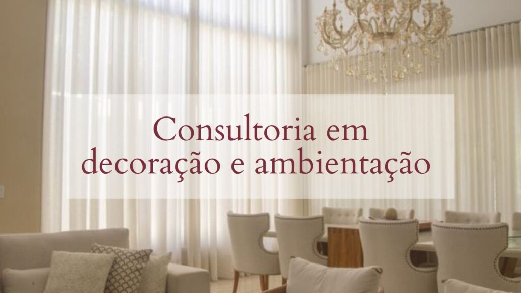 Banner - consultoria em decoração e ambientação