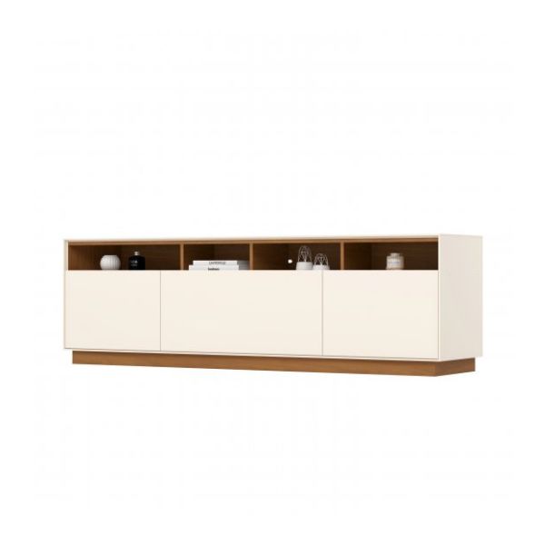 Rack Orion 1,80m Off White Cinamomo TV suspensa